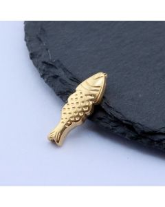 304 Stainless Steel Perla 20x7 mm/1 kom Gold IP...26SS11-G