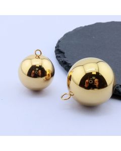 304 Stainless Steel Privezak 30x25 mm/1 kom Gold IP...26SS13-G