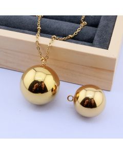 304 Stainless Steel Privezak 24x20 mm/1 kom Gold IP...26SS14-G