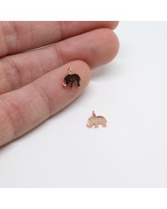 Privezak Slon  Rose Gold 10x8 mm (  331016)