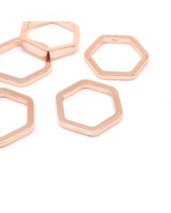 Privezak 10x10 mm- 18K pozlata Rose Gold ( 331107 )