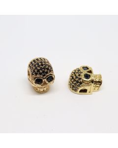 Perla pozlata+CZ  Yellow Gold 12x10x7mm (  332002 )