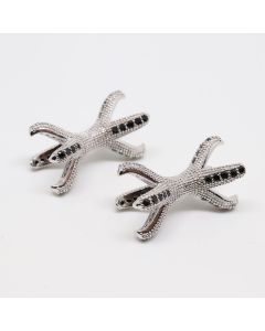Perla Rodijum+CZ 21x10 mm ( 333001 )