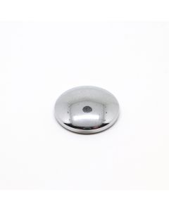 Kabašon 20 mm  Hemtit - metalik srebro   ( 3400035 )