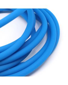 Kaučuk šuplji 5 mm- rupa 3.5mm, boja plava  ( 710102 )