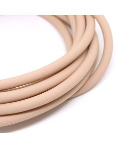 Kaučuk šuplji 5 mm- rupa 3.5mm, boja natur / bež  ( 710103 )