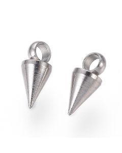 304 Stainless Steel Privezak Spike 7.5x3 mm/20 kom ...G214-47P-04