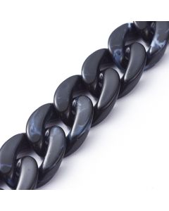 Handmade Akrilni deko lanac za torbe... 23x16.5x5mm  ( 536011 )
