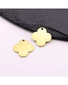 Stainless Steel privezak Gold 20x1 mm, rupa 2mm (23SSK14BG)