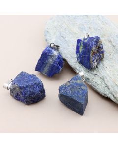 Privezak Prirodni Kamen Lapis Lazuli 22-32x16-23 mm...26KP04-B