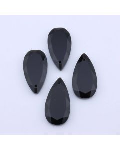 Privezak prirodni kamen Crni Ahat - 13*25 mm Faset...25KP13B-06