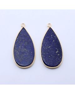 Privezak prirodni kamen Lapis Lazuli-  21*45 mm Gold...25KP22G-02