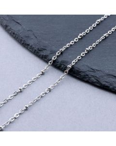 340 Stainless Steel Lanac  2.5x2x0.5mm Gold...SSL-H020-02P-10m