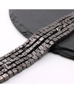 Galvanizovana Vulkanska Lava 4x4 mm...23HEM37-1