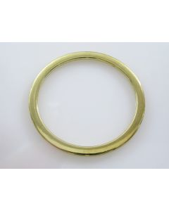 Ukrasna zatvorena alka 65x3mm, otvor 55 mm, boja zlata   ( MKOK-A102Z )