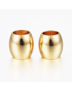 304 Stainless Steel Razdelnik 6x6mm Gold/10kom...K154-71G