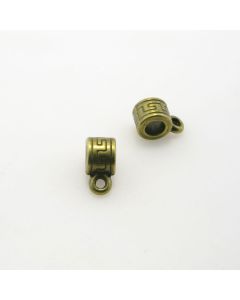 Držač priveska 10x5mm, rupa 3.5mm, boja antik bronza ( DP101AM )