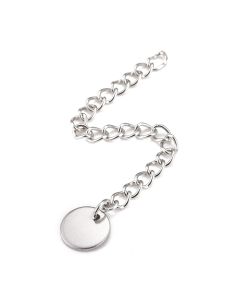 304 Stainless Steel Lančani produžetak sa priveskom/6kom...F268-48P