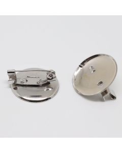 Igla za broš sa podlogom 20 mm- boja inoxa ( IGBR18PN )