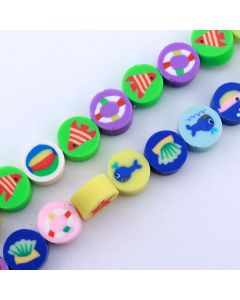 Perle od polimerne gline 10x5 mm...PN01