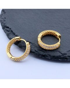 Osnova za Minđuše 17x4 mm, 18k Pozlata...P-212725-543