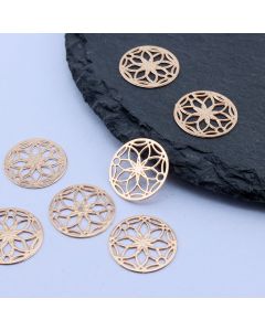 Konektor 13x13 mm,18k Pozlata...P-R001-08LG