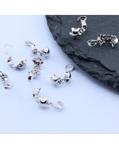 Završeci za sajlicu zvezda 9x5 mm, Rodijum...P-B072-31P