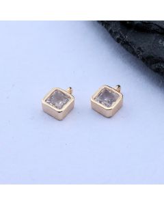 Privezak+CZ Cirkon 5x4 mm, 18k Pozlata...P-T038-555G-NF