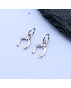 Privezak Potkovica+CZ 9x6 mm,18k Pozlata...P-Q028-25-R