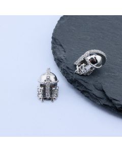 Perla Spartanac+CZ Cirkoni 15x10 mm,Rodijum...P-P119-03G-01P