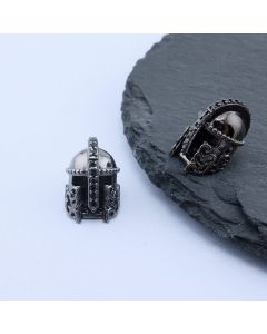 Perla Spartanac+CZ Cirkoni 15x10 mm,Rodijum Hematit...P-P119-03G-01H