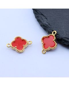 Konektor Cvet 17x12 mm,18k Pozlata...P-332100