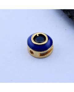 Perla+CZ Cirkon 8x8 mm, 18k Pozlata...P-C007-15G-G4