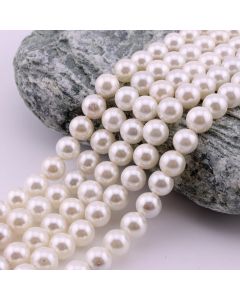 Prirodni 7A sedef biseri  6 mm, rupa oko 0,8mm ( Majorka biseri )  (JDYZZ37-5 )