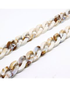 Handmade Akrilni deko lanac za torbe... 23x16.5x5mm  ( 536002 )