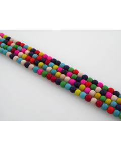 Presovani Haolit 8 mm, rupa oko 1mm. Niz sadrži oko 50 perli. (KAM-HAO101)