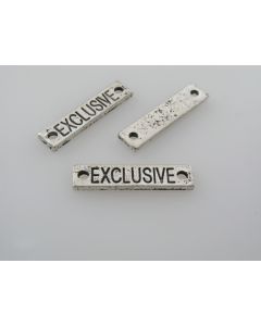 Konektor  Exclusive  22x5mm, boja antik srebra  ( KON120 )