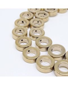 Hematit perle Donut 8x3 mm- boja zlata ( KPHEM35Z )
