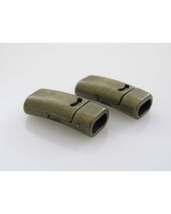 Magnetna kopča  27x12x7 mm, rupa 10x4 mm, boja antik bronza    ( MAGKOP117AM )