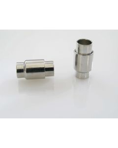 Magnetna kopča  16x8 mm, rupa 7 mm,   boja inoxa    ( MAGKOP119N7 )