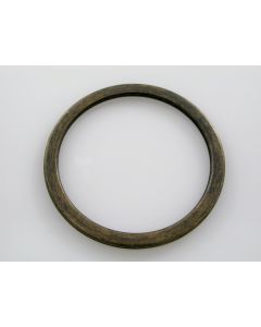 Ukrasna zatvorena alka 65x3mm, otvor 55 mm, boja antik bronza   ( MKOK-A102AM )