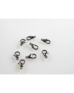 Metalna lobster kopča 11x6 mm,boja hematit crna (23MK26B/502-11BN)