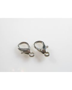 Metalna lobster kopča 15x8mm, boja inoxa (23MK26D/504-15N)