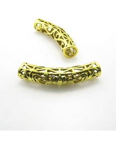 Metalna filgrin tuba 45x10mm-boja antik zlata  (MKOK-NP05AZ)