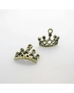 Privezak kruna 18.5 x 5.5 mm- boja antik zlatna ( MKPRIV112AZ )