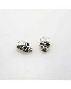 Metalna perla lobanja 12.5 x 8 mm- boja antik srebro ( R149AS )