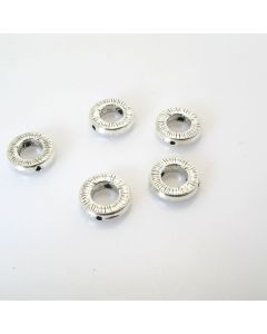 Metalna perla 10x 2,8  mm,otvor 4,5mm, rupa oko 1 mm- boja antik zlatna ( R158AZ )