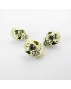 Metalna perla 13.5 x 9.5 x 9 mm, rupa oko 3 mm- boja antik mesing ( R160AM )