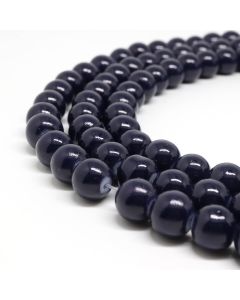 Bojene staklene perle 6 mm, rupa oko 1mm. Niz sadrži oko 135 perli. ( SP-PP167 )