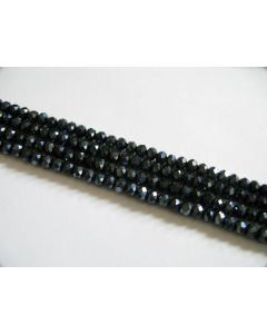 Brušeno staklo Rondele 6x4 mm ST048